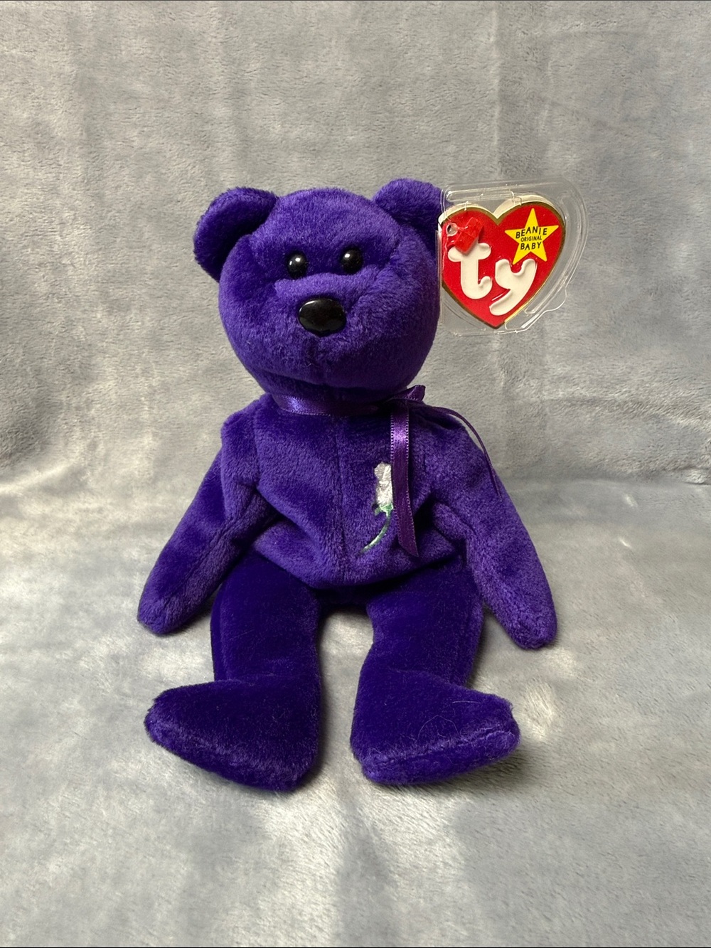 Vintage 1997 Ty Princess Diana Beanie Baby Memorial Bear - Mint Condition